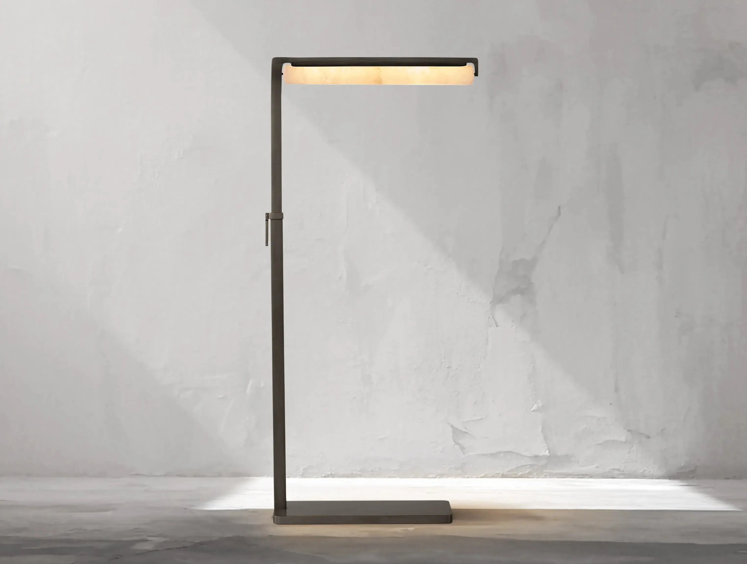 Ardubon Alabaster Task Floor Lamp
