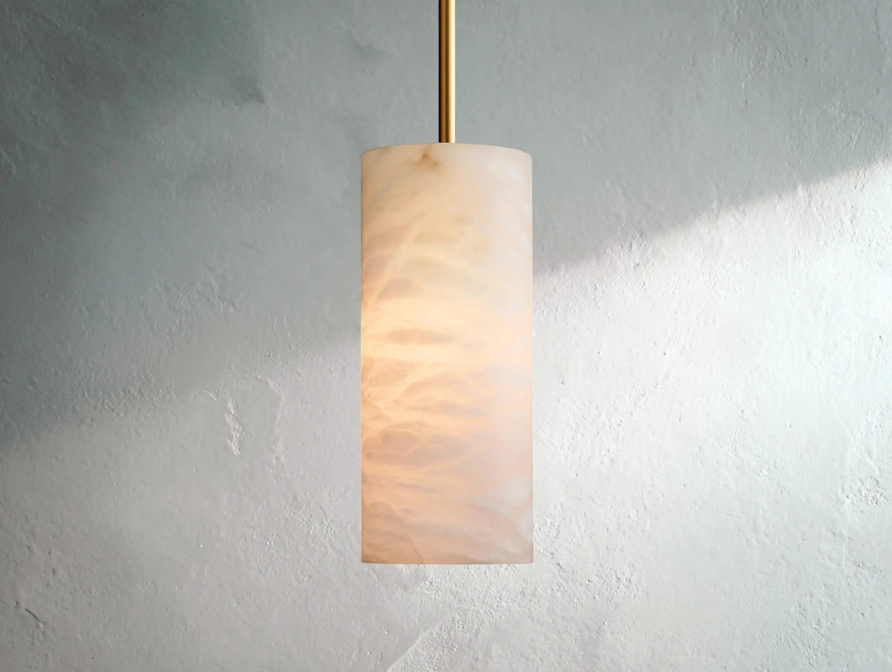 Roins Alabaster Cylinder Pendant