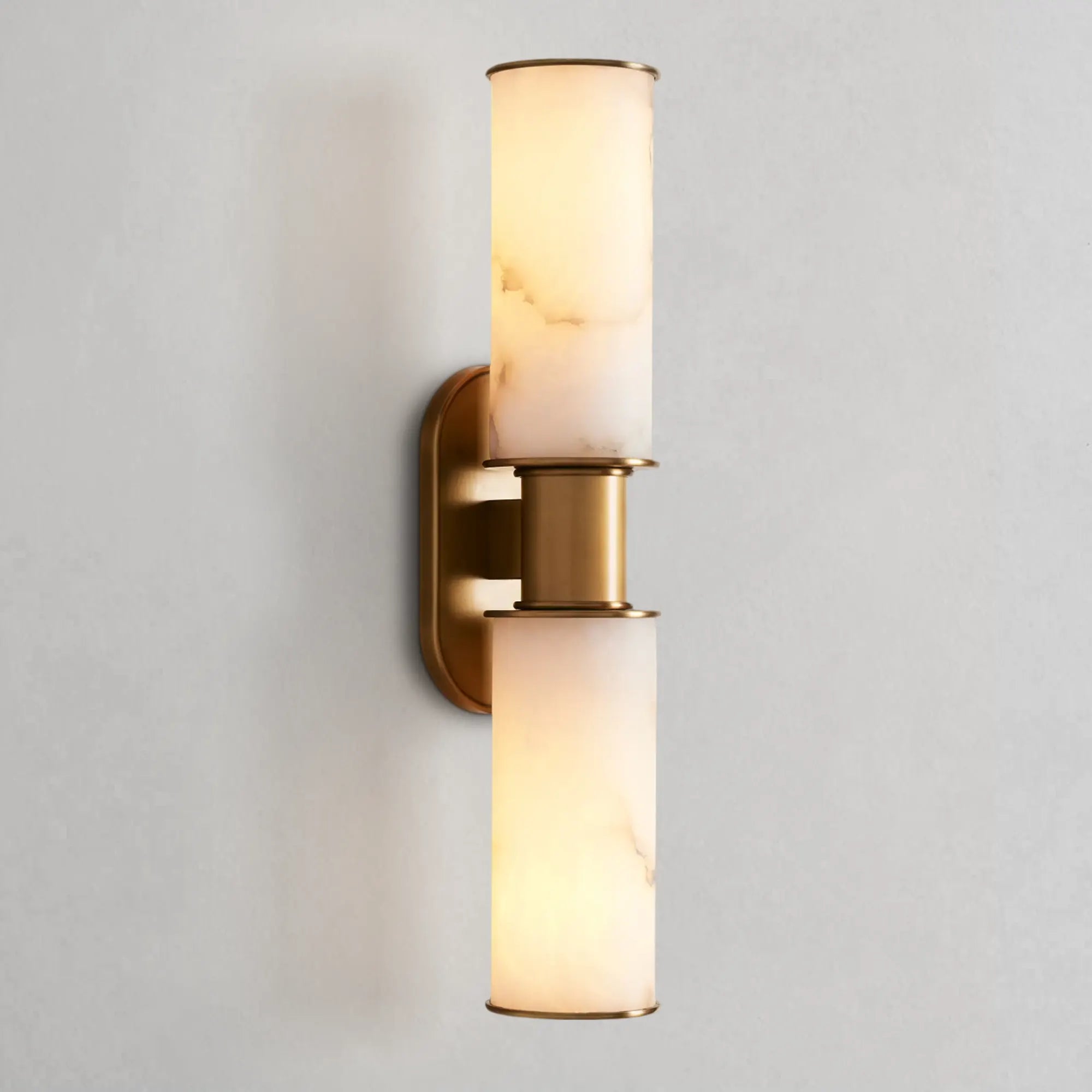 Horly Double Alabaster Sconce