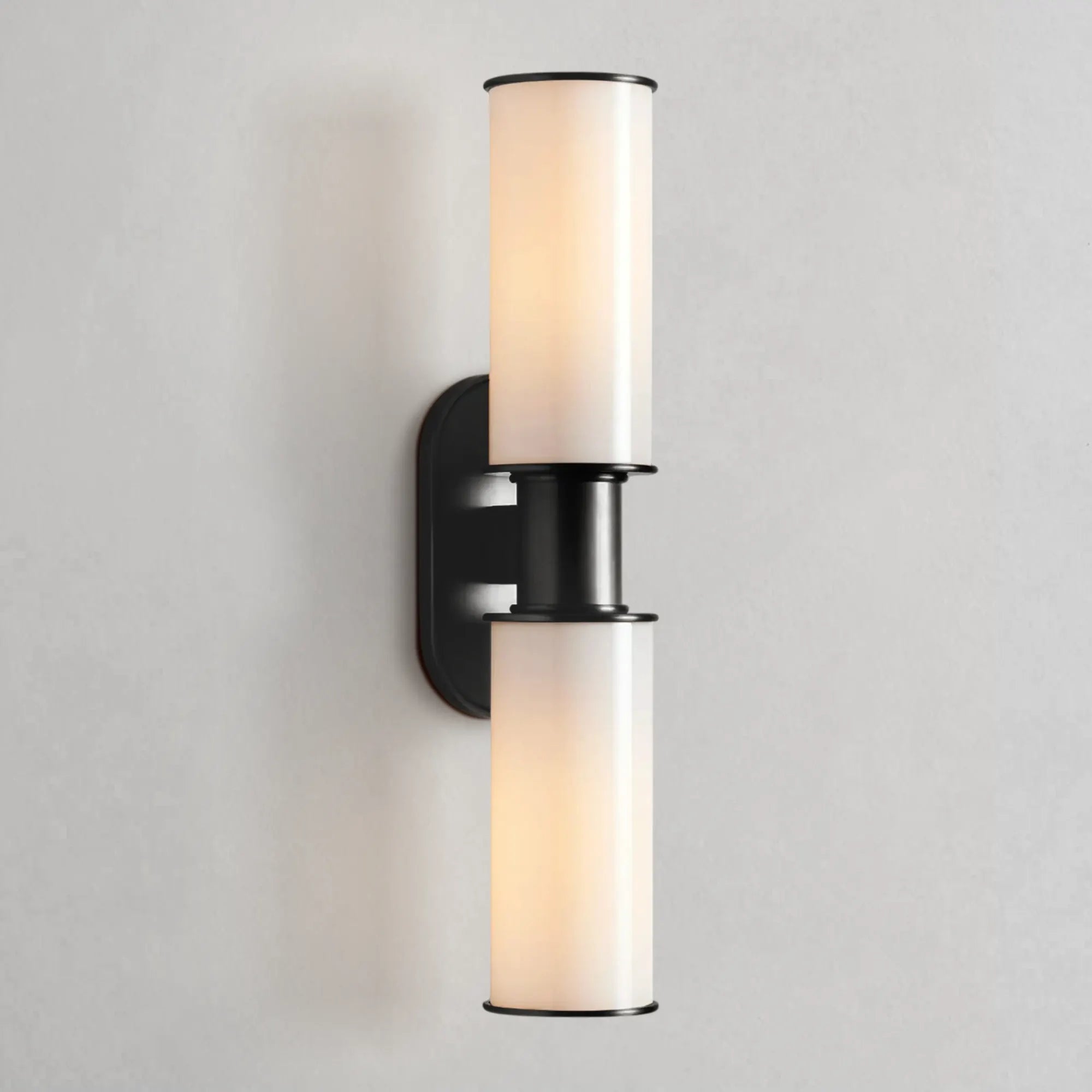 Horly Double Milk-Glass Sconce